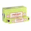 Купить Ароматические палочки, натуральные благовония, Лемонграсс,  Lemon grass, Satya, 15 г