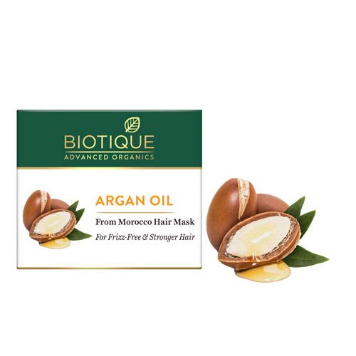 Купить Маска для волос Марокканское аргановое масло Биотик, Hair mask Morocco Argan oil, Biotique, 175 г.