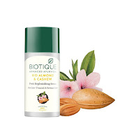 Купить Сыворотка для восстановления волос Биотик,  Миндаль-Орешки кешью, Biotique, Bio Almond-Cashew  Fresh Replenishing Serum, 40 мл.