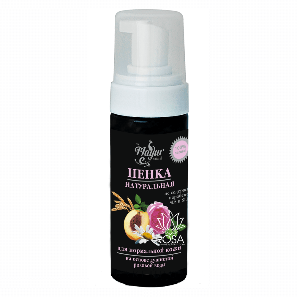 Купити Пінка для вмивання Роза, Mayur, 100 мл.