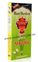 Купить Ароматические палочки, натуральные благовония, Могра, Хари Даршан, Mogra, Hari Darshan, 30 г