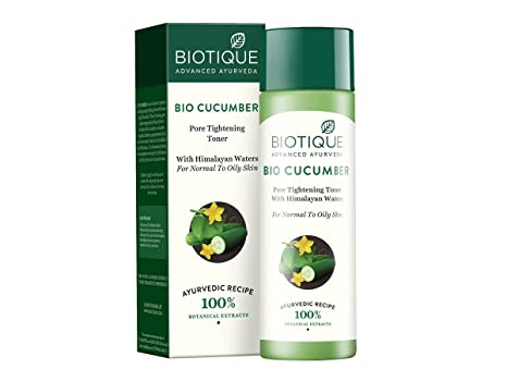 Купить Био огуречная вода, Тоник для лица, Bio cucumber water, Biotique, 120 ml.