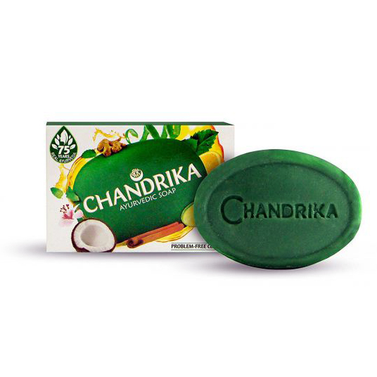 Купить Мыло Аюрведическое Чандрика Ориджинал, Chandrika Original  Soap Active Ayurveda, 75 г.