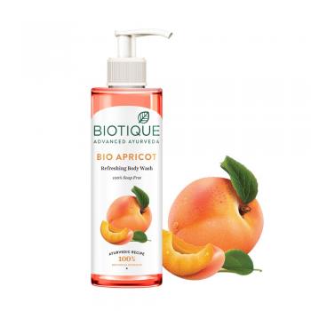 Купить Освежающий гель для душа без содержания мыла Биотик Абрикос, Bio Apricot Body Wash, 200 мл