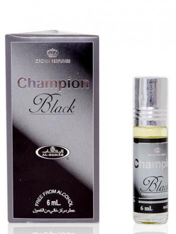 Купить Арабские масляные духи Champion Black, Al Rehab, 6 мл.