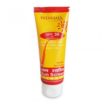 Купить Крем солнцезащитный, Патанджали,  Sun screen cream, SPF 30, 50 грамм