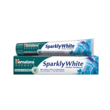 Купить Натуральная отбеливающая зубная паста Хималая, Sparkling white Himalaya Herbals 80 грамм+ щетка в подарок