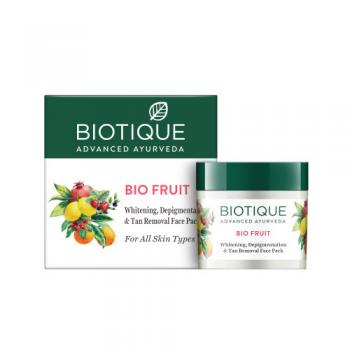 Купить Маска фруктовая для лица против пигментации Биотик, Biotique Bio Fruit Face Mask, 75 г.