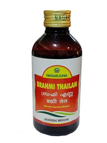 Купить Массажное масло Брами, Брахми Тайлам Нагарджуна, Brahmi Tailam, 200 мл