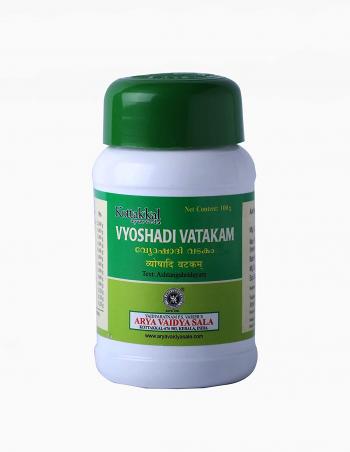 Купить Вьошади ватакам, Arya Vaidya Sala/Kottakkal, Vyoshadi Vatakam, при всех видах кашля 100 г