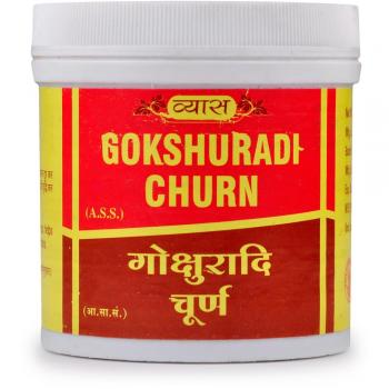 Купить Гокшуради чурна Вьяс Фарм, Gokshuradi churna Vyas pharm 100 г