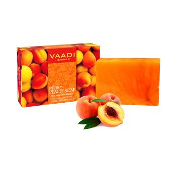 Купить Омолаживающие мыло с персиком, Soap Perky Peach, Vaadi Herbals, 75 г.