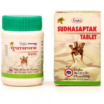 Купить Судхасаптак Унджа, Sudhasaptak Unjha Tablet, кальций и крепкие кости 100 таб