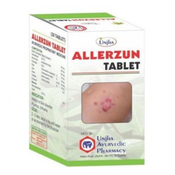 Купить Аллерзун, Allerzun Tablet, Unjha  противоаллергический препарат 50 таб.