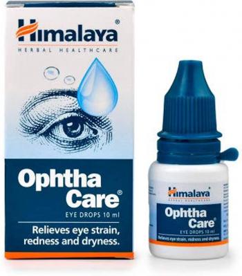 Купить Глазные аюрведические капли Офтакеа Хималая, Ophthacare Eye Drops Himalaya 10 мл