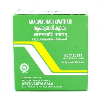 Купить Арагвадхади Кватхам, Arya Vaidya Sala Kottakkal Aragwadhadi Kwatham 100 таб