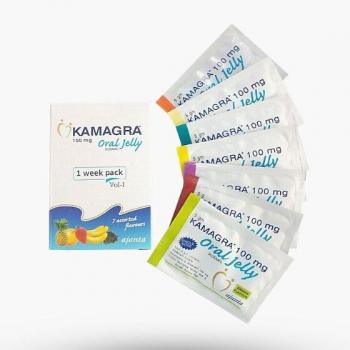 Купить Камагра, Kamagra Oral Jelly, (Виагра гель) 7 пакетиков в упаковке