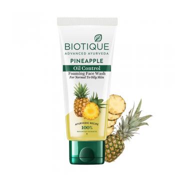 Купить Гель-пенка для умывания Ананас Биотик,  Biotique Bio Pineapple Face Cleanser, 100 мл.