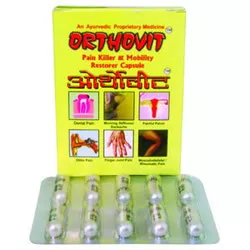 Купити Ортовіт, Аюрведичні знеболювальні капсули Orthovit, Pain killer & Mobility Restorer 30 таб.