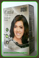 Купить Хна травяная, оттенка Каштана, Chestnut, Эмита, Emita, для волос, 60 г. (6 пакетиков по 10г.)