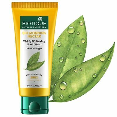 Купить Отбеливающая умывашка - скраб Биотик Утренний Нектар,  Biotique Bio Morning Nectar Scrub Wash, 150 мл.