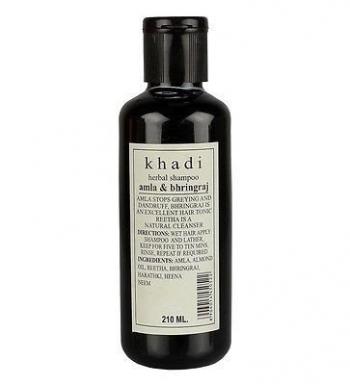 Купити Трав'яний шампунь, Кхаді, Амла та Брінградж, Khadi, Amla & Bhringraj, 210 мл.