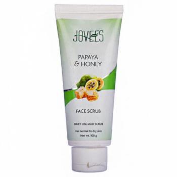 Купить Скраб для лица Папайя и Мед Джовис,  Jovees Papaya and Honey Face Scrub, 100 г.