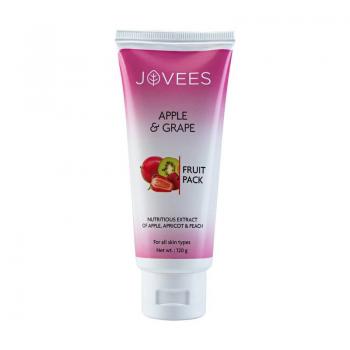 Купити Фруктова маска для обличчя Яблуко - Виноград Джовіс, Jovees Fruit Facial Pack Apple - Grape 120 г