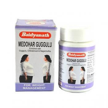 Купить Медохар Гуггул Байдьянатх, Medohar Guggulu Baidyanath 120 таб для снижения веса