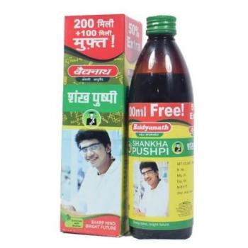 Купити Шанкапушпі сироп Байдьянатх, Shankhа Pushpi syrup Baidyanath 300 мл.