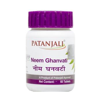 Купити Нім Гханваті Дівья Патанджалі, Neem Ghanvati Divyai Patanjali 60 таб