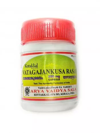 Купити Вата Гаджанкус Рас, Kottakkal Arya Vadya Sala Vata Gajankus Rasam 30 капсул