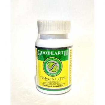 Купити Трифала гугул Гудкер, Triphala Guggulu Goodcare 60 капсул