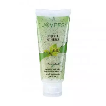 Купить Скраб для лица Жожоба и Зародыши пшеницы Джовис, Jovees Jojoba and Wheatgerm Face Scrub 100 г